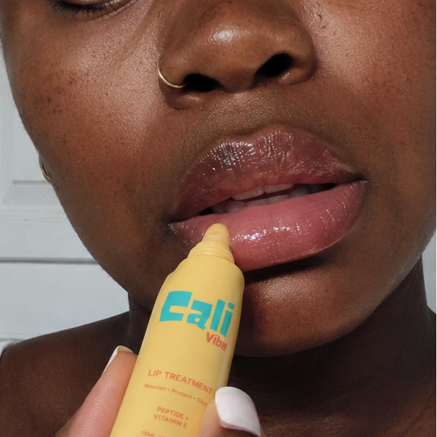 CaliVibe | Lemon Glow Lip Hydrating Treatment | Peptide + Vitamin E 🍋 Lip Care